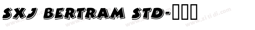 Sxj Bertram Std字体转换